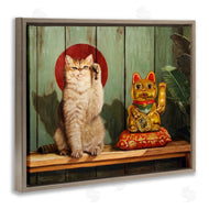 Lucia Heffernan | Funny Lucky Cat Pose