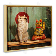 Lucia Heffernan | Funny Lucky Cat Pose