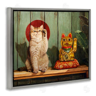 Lucia Heffernan | Funny Lucky Cat Pose
