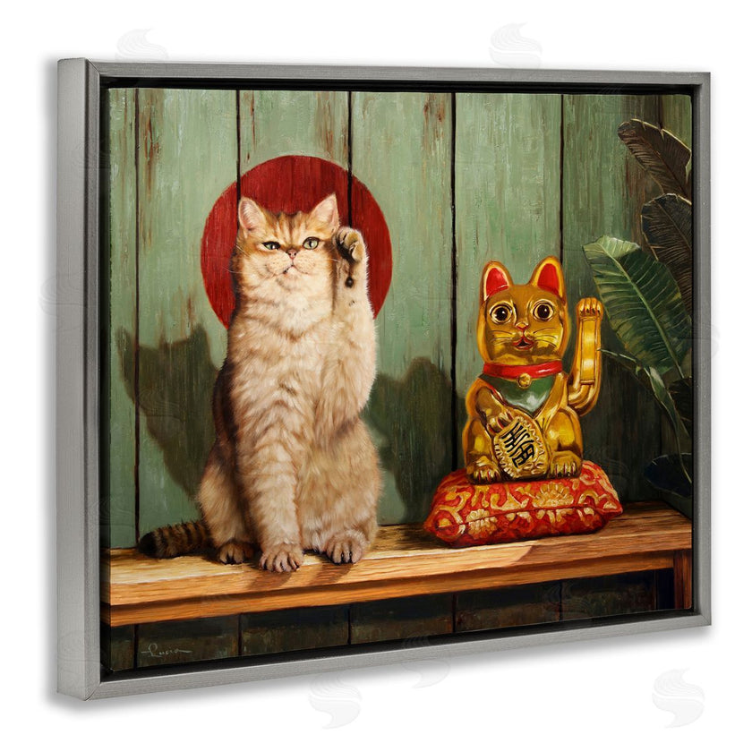 Lucia Heffernan | Funny Lucky Cat Pose