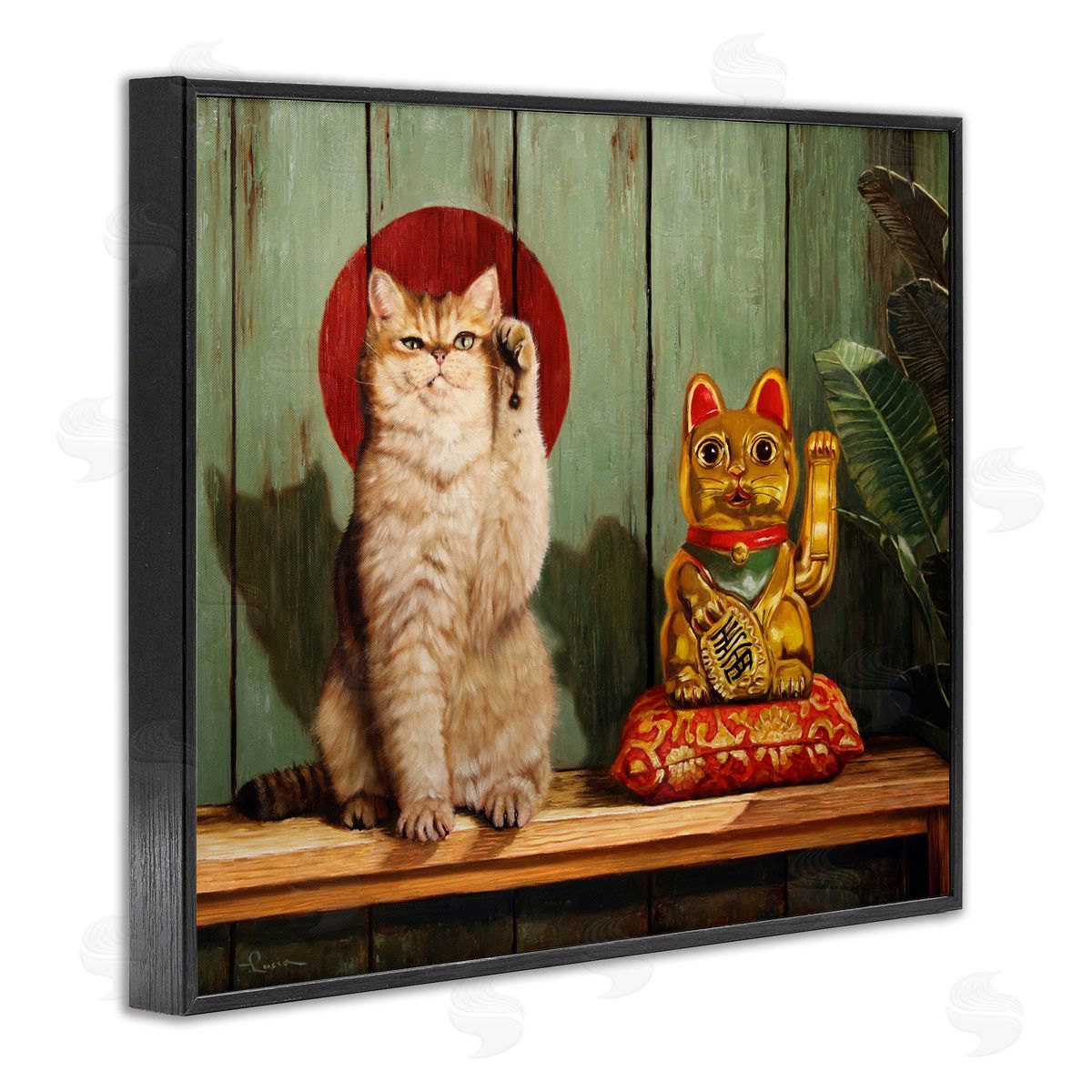 Lucia Heffernan | Funny Lucky Cat Pose