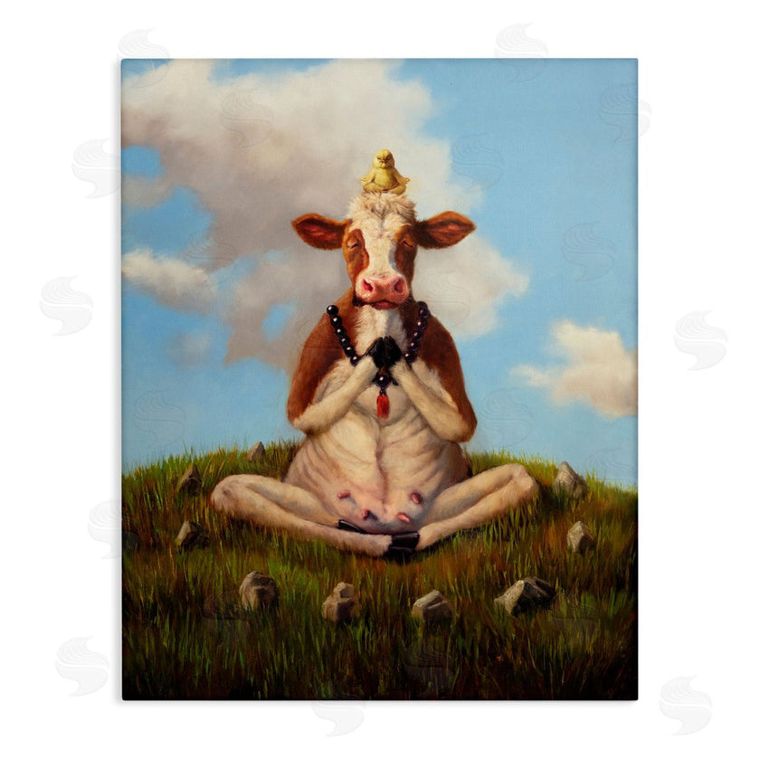 Lucia Heffernan | Cow & Chick Meditating