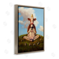 Lucia Heffernan | Cow & Chick Meditating