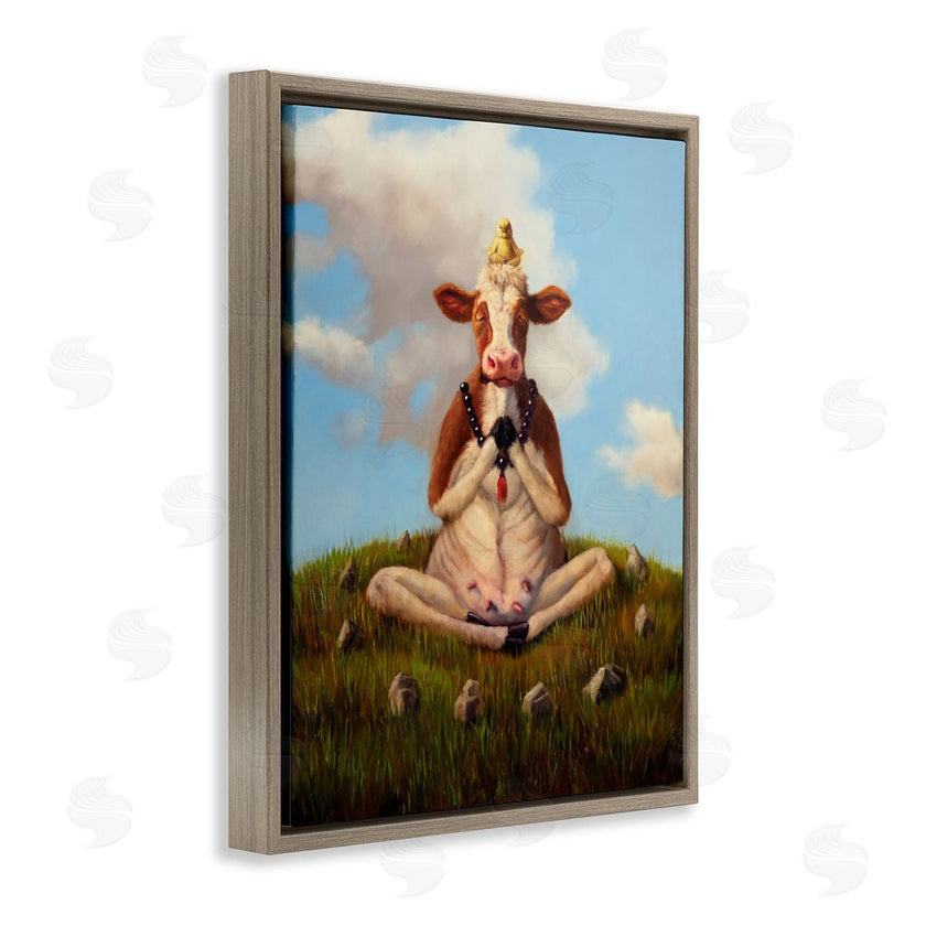 Lucia Heffernan | Cow & Chick Meditating