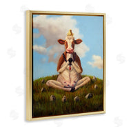 Lucia Heffernan | Cow & Chick Meditating