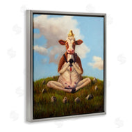 Lucia Heffernan | Cow & Chick Meditating