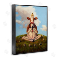 Lucia Heffernan | Cow & Chick Meditating