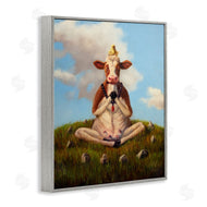 Lucia Heffernan | Cow & Chick Meditating