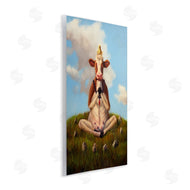 Lucia Heffernan | Cow & Chick Meditating