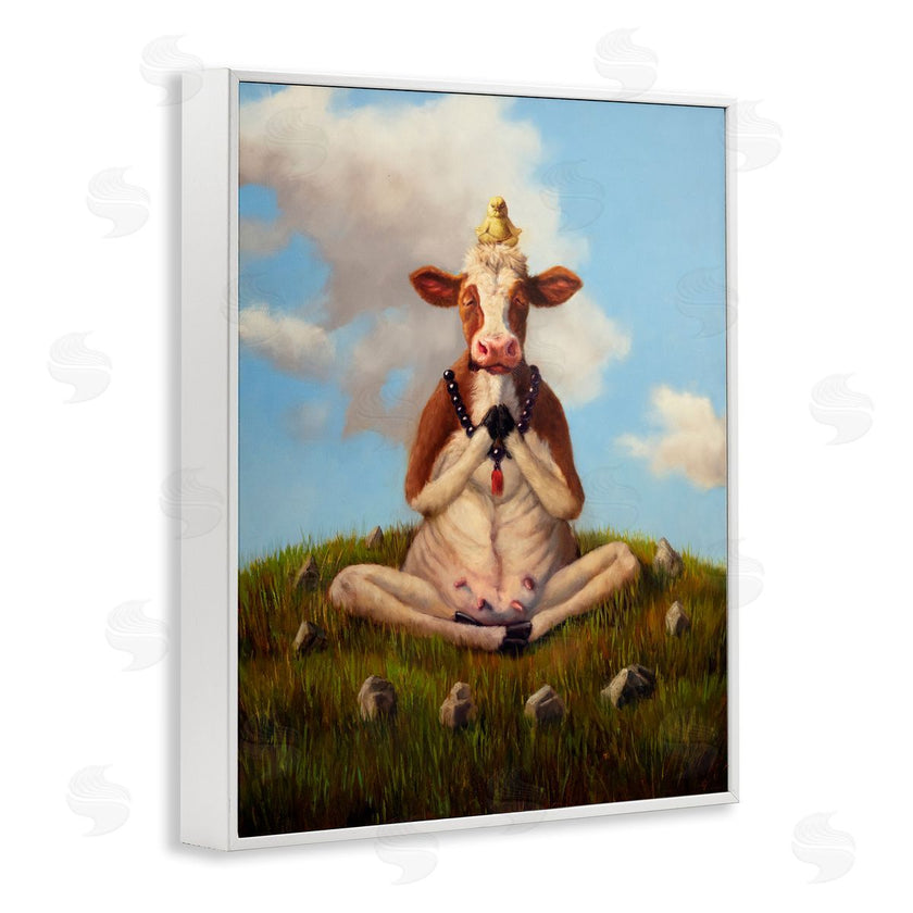 Lucia Heffernan | Cow & Chick Meditating