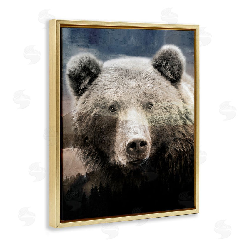 Kim Allen | Grizzly Bear Face Portrait
