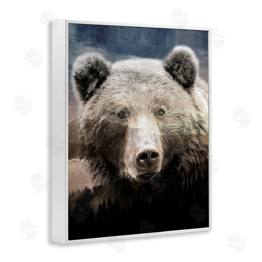 Kim Allen | Grizzly Bear Face Portrait