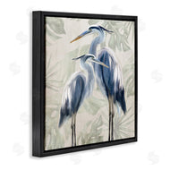 Kim Allen | Heron Birds Leaf Pattern