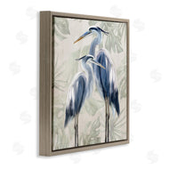Kim Allen | Heron Birds Leaf Pattern
