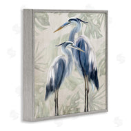 Kim Allen | Heron Birds Leaf Pattern