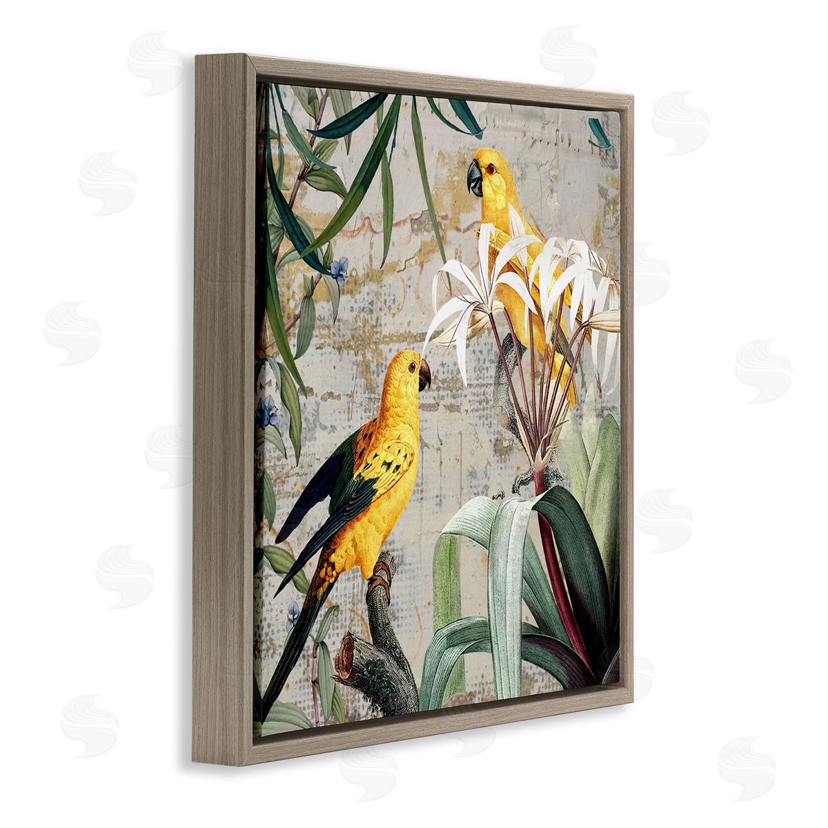 Karen Smith | Tropical Yellow Birds Collage