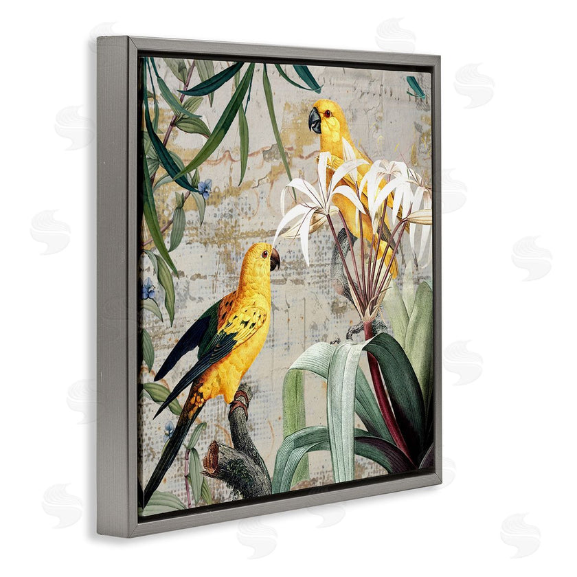 Karen Smith | Tropical Yellow Birds Collage
