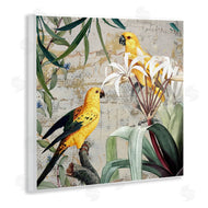 Karen Smith | Tropical Yellow Birds Collage