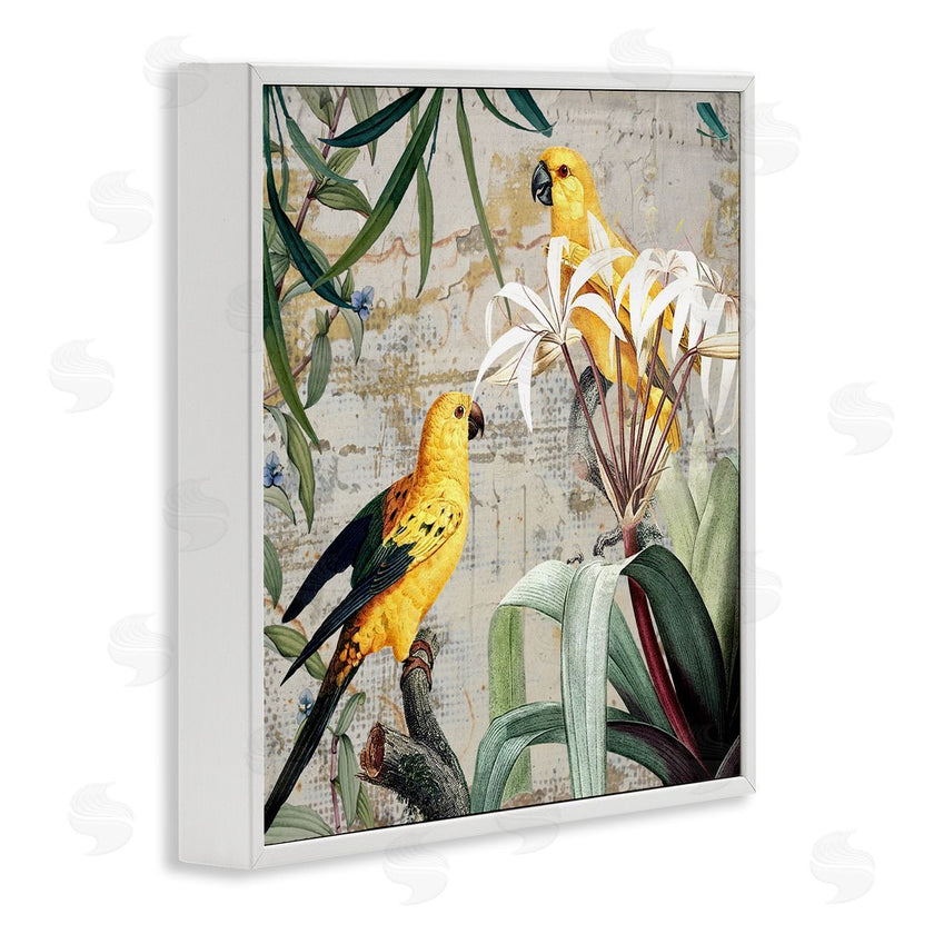 Karen Smith | Tropical Yellow Birds Collage