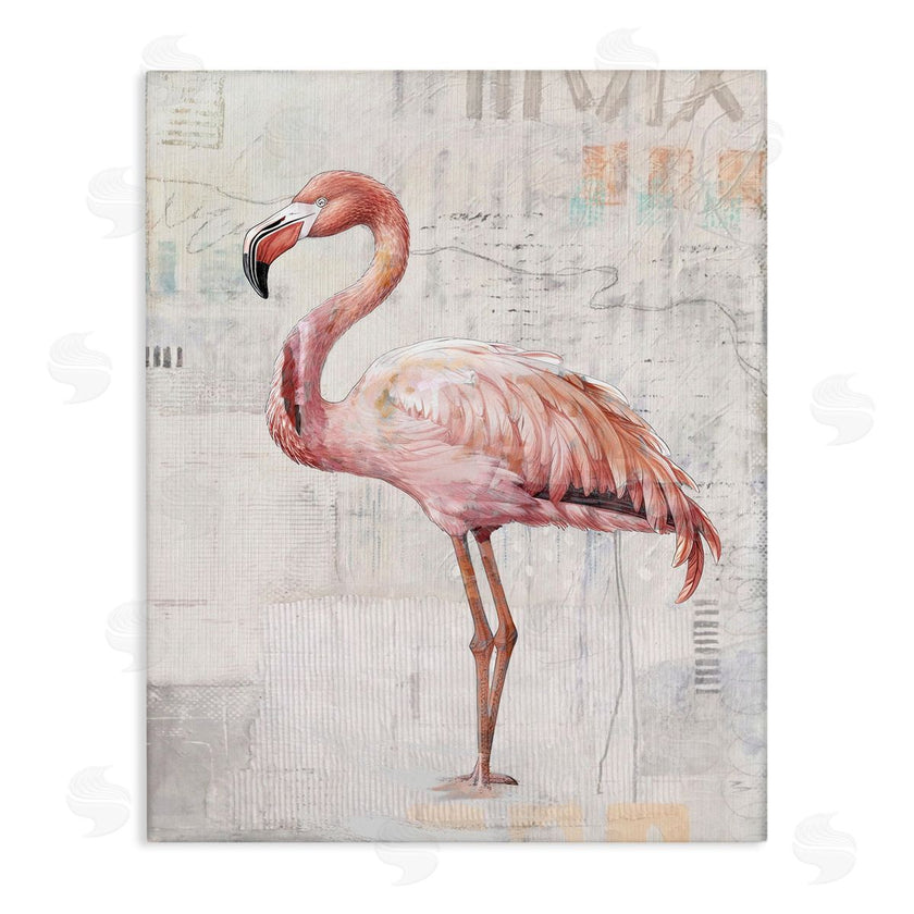 Karen Smith | Flamingo Collage Portrait