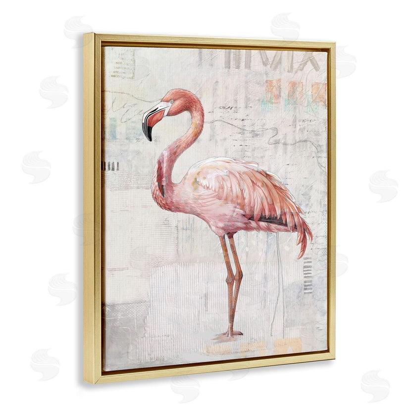 Karen Smith | Flamingo Collage Portrait