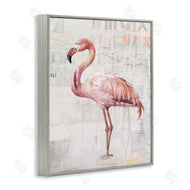 Karen Smith | Flamingo Collage Portrait