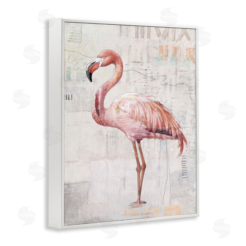 Karen Smith | Flamingo Collage Portrait
