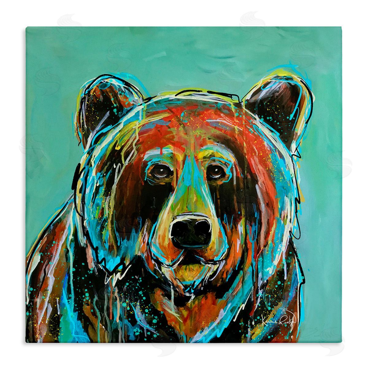 Karrie Evenson | Modern Bear Abstract