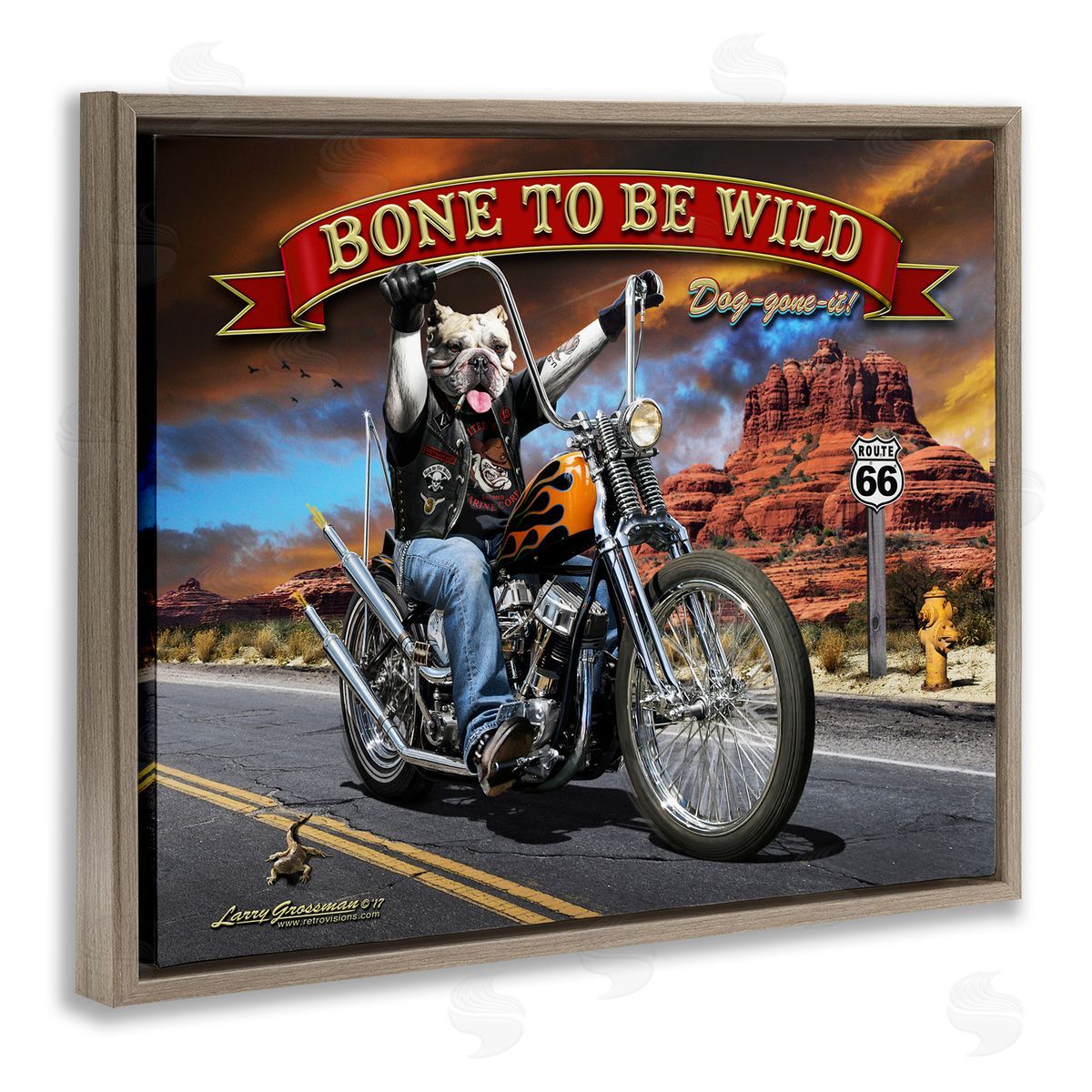 Larry Grossman | Bone Wild Motorcycle Dog