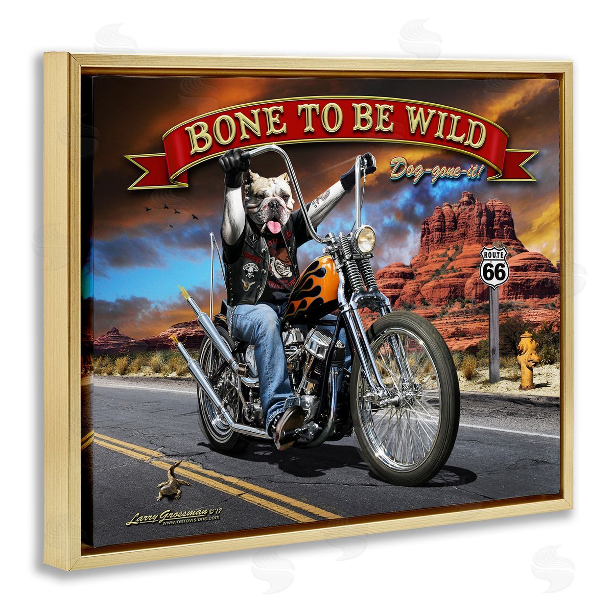Larry Grossman | Bone Wild Motorcycle Dog