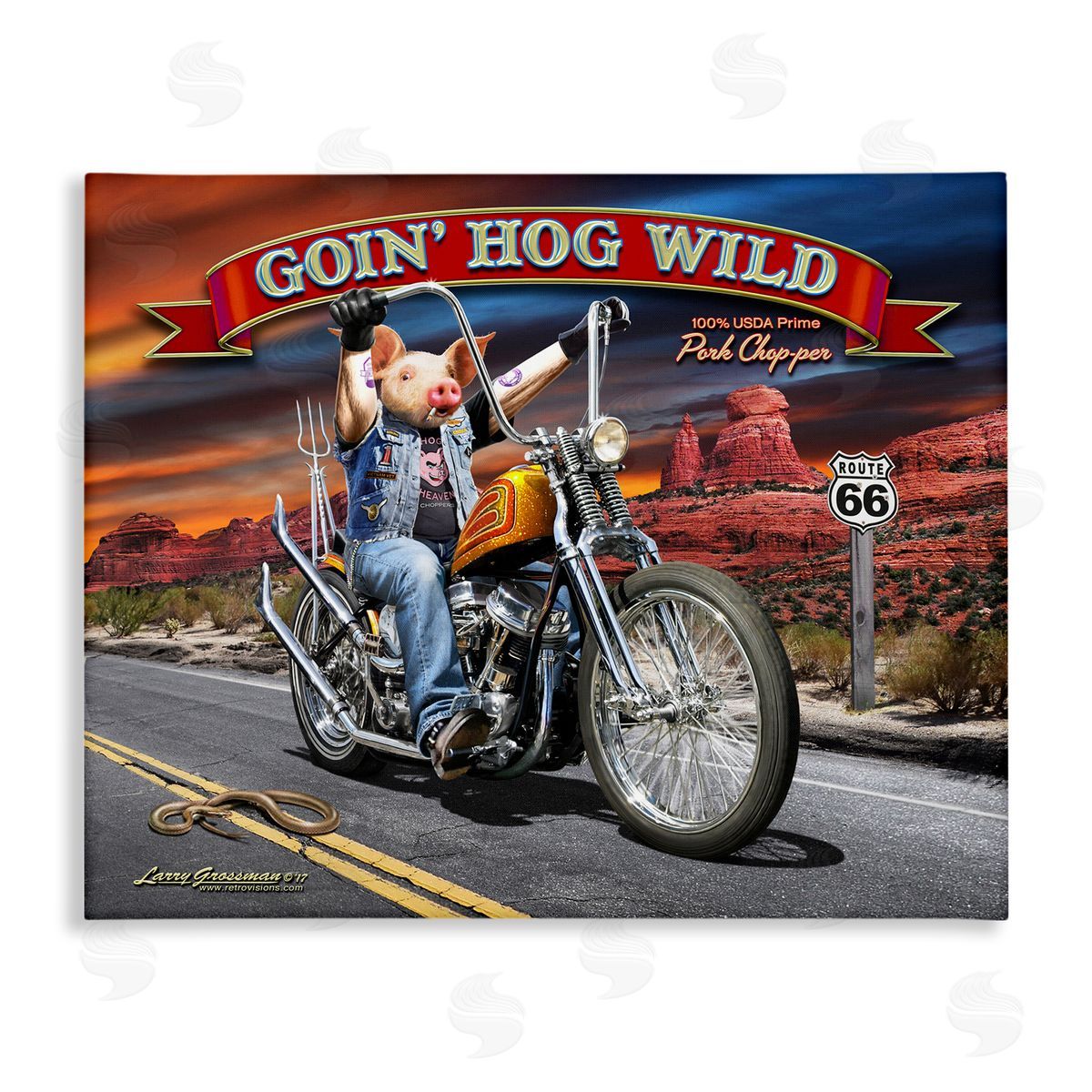 Larry Grossman | Hog Wild Chopper Bike