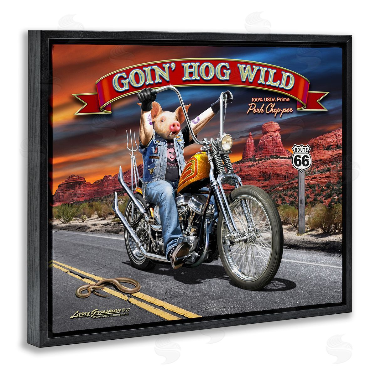 Larry Grossman | Hog Wild Chopper Bike