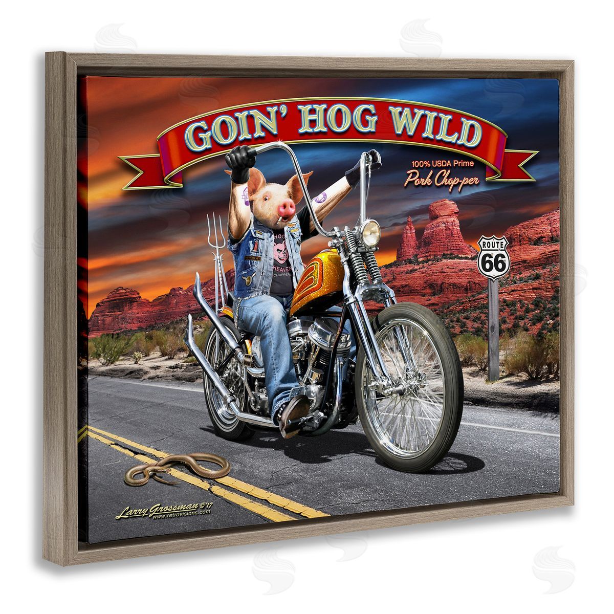 Larry Grossman | Hog Wild Chopper Bike