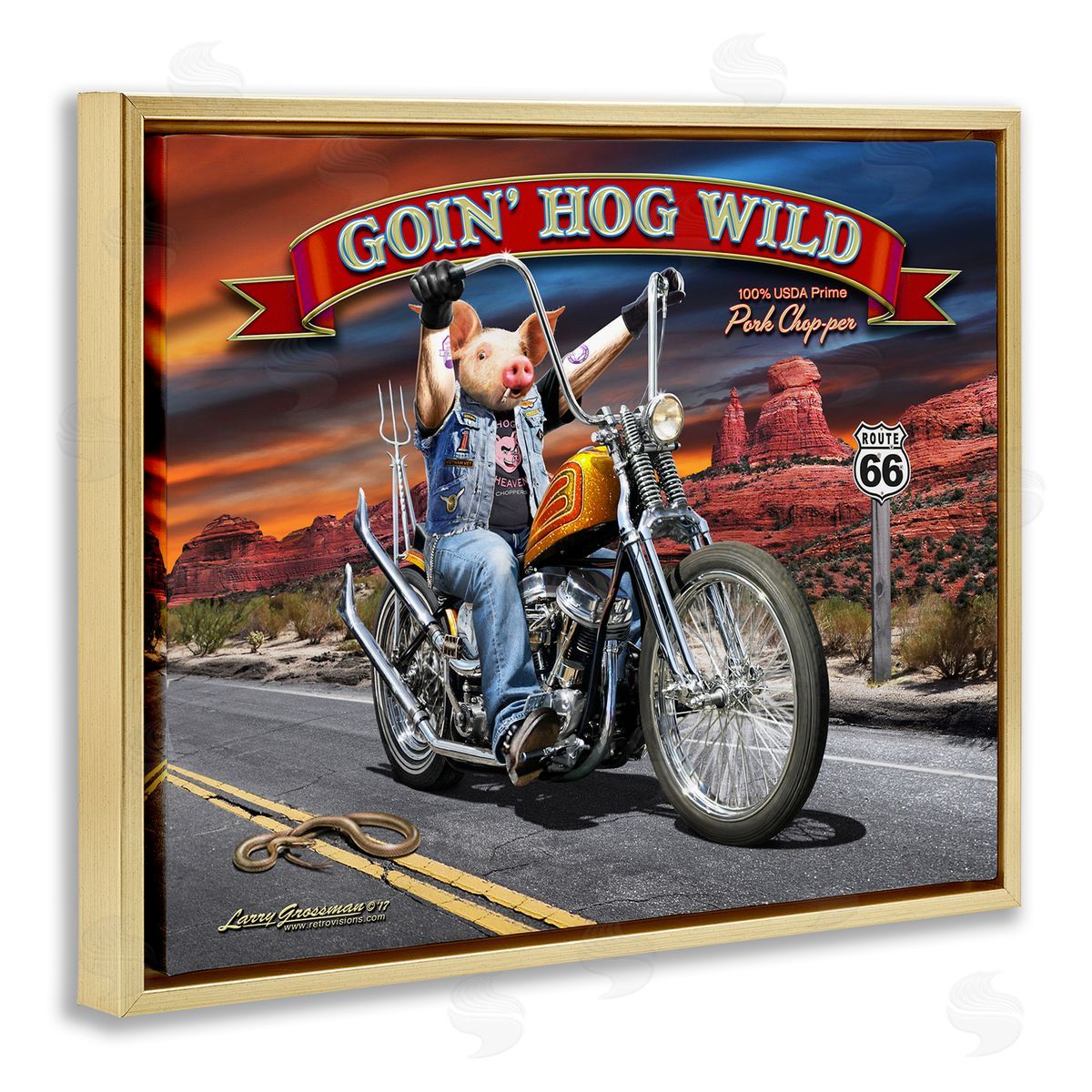 Larry Grossman | Hog Wild Chopper Bike