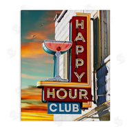 Larry Grossman | Happy Hour Club Sign