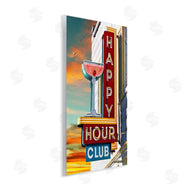 Larry Grossman | Happy Hour Club Sign