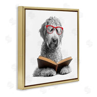 Annalisa Latella | Dog Reading Book