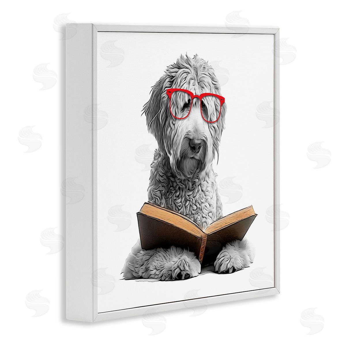 Annalisa Latella | Dog Reading Book