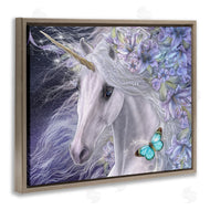 Laurie Prindle | Lillicorn Purple Floral Unicorn