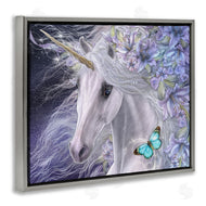 Laurie Prindle | Lillicorn Purple Floral Unicorn