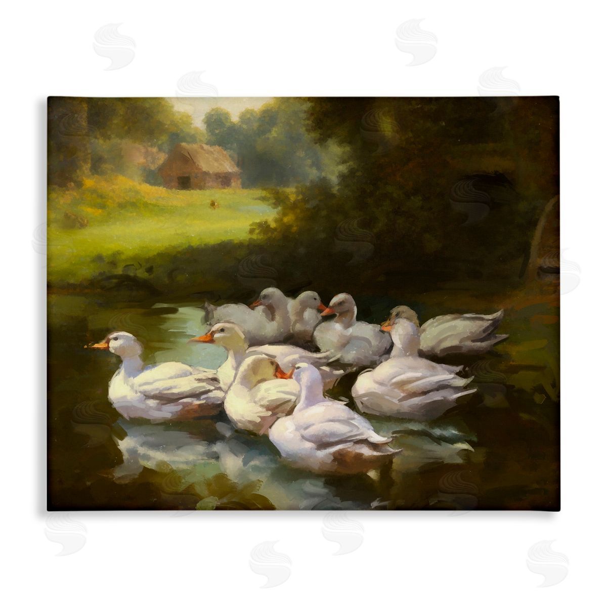 Ziwei Li | Country Ducks in Pond