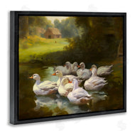 Ziwei Li | Country Ducks in Pond