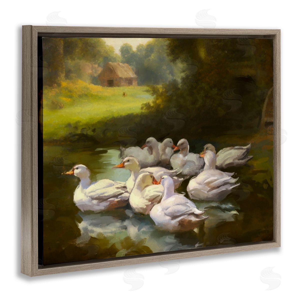 Ziwei Li | Country Ducks in Pond