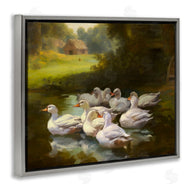 Ziwei Li | Country Ducks in Pond