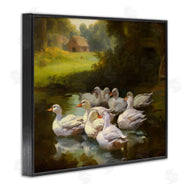Ziwei Li | Country Ducks in Pond