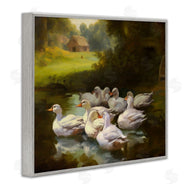 Ziwei Li | Country Ducks in Pond