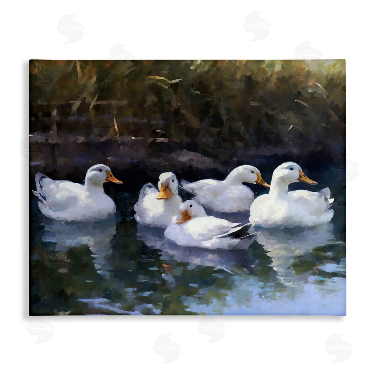 Ziwei Li | Five Ducks in Pond