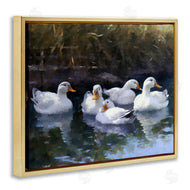 Ziwei Li | Five Ducks in Pond