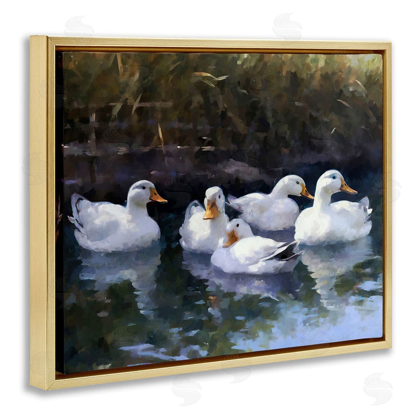 Ziwei Li | Five Ducks in Pond