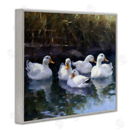 Ziwei Li | Five Ducks in Pond